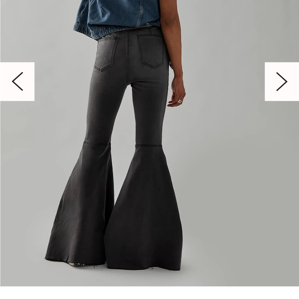 Free people just float on flare jeans